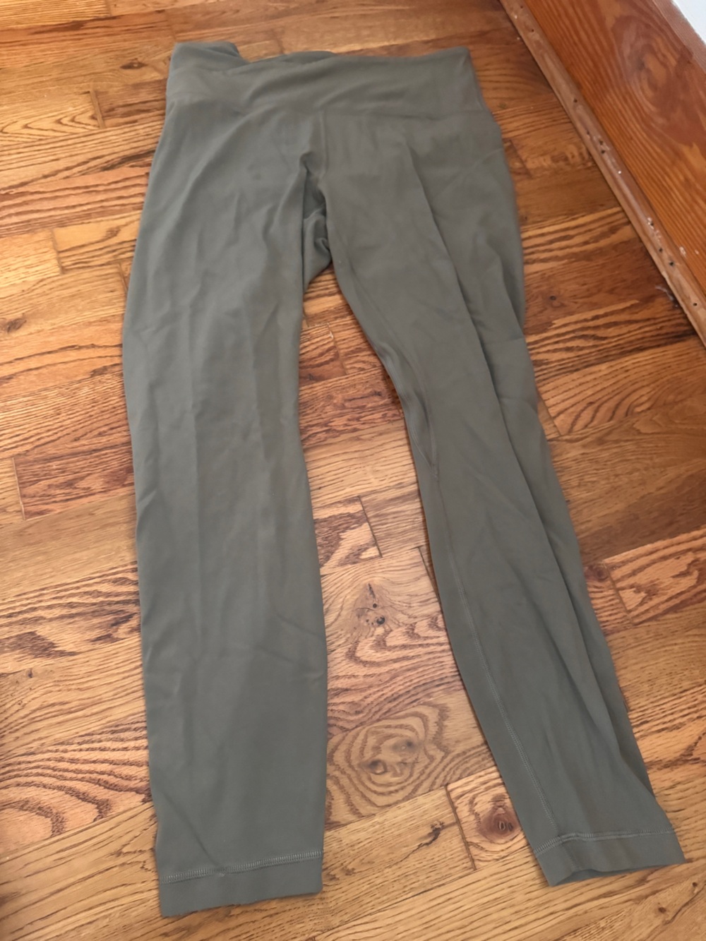 lululemon athletica Olive Green High-Rise Leggings